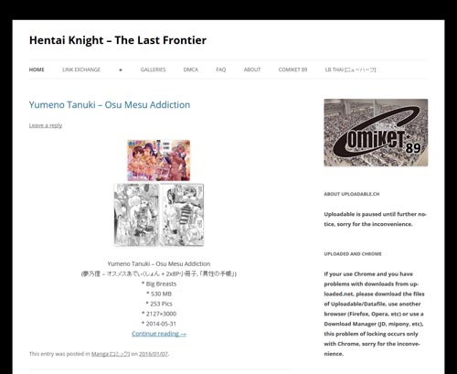 Review screenshot hentaiknight.com