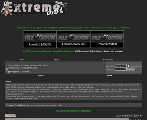 Review screenshot extreme-board.com