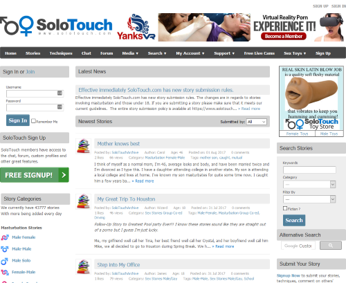 Review screenshot solotouch.com