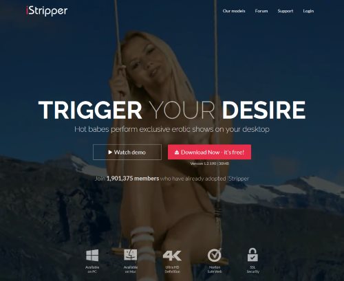 iStripper | Desktop Strippers & 20 Similar Porn Sites