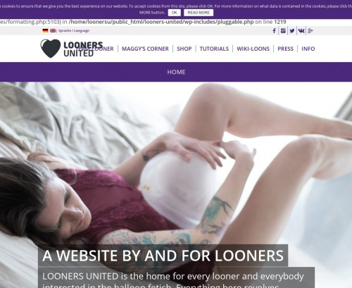 Review screenshot looners-united.com