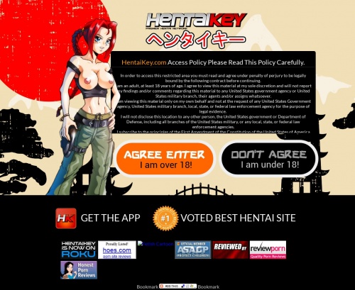 Review screenshot hentaikey.com