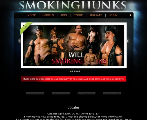Review screenshot smokinghunks.com
