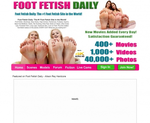 Sexy Woman Foot Fetish Porn - Footfetishdaily Porn | 25 Porn Sites like Footfetishdaily.com