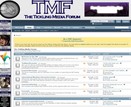 Review screenshot ticklingforum.com