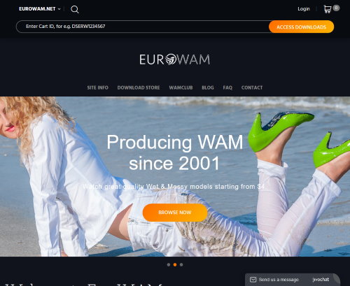 Review screenshot eurowam.net