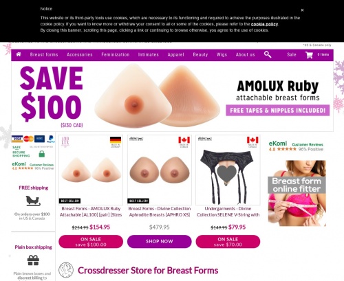 Breast Form Store