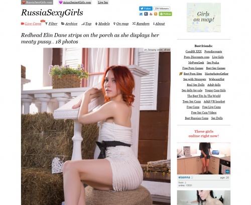 Review screenshot russiasexygirls.com