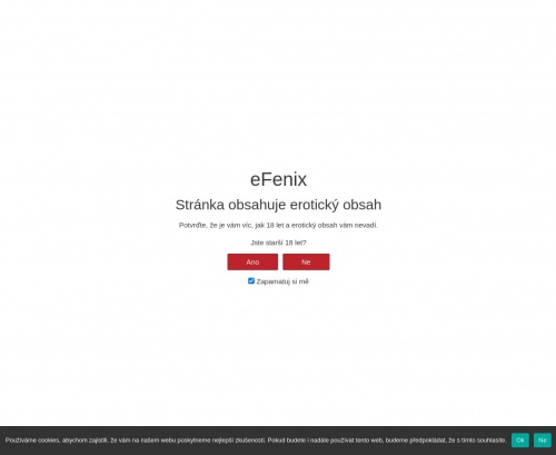 Review screenshot efenix.cz