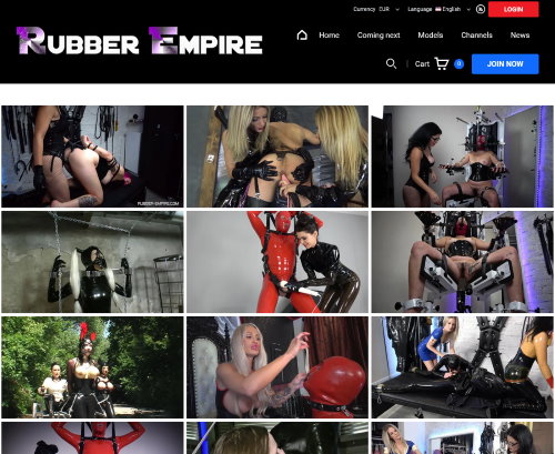 Review screenshot rubber-empire.com