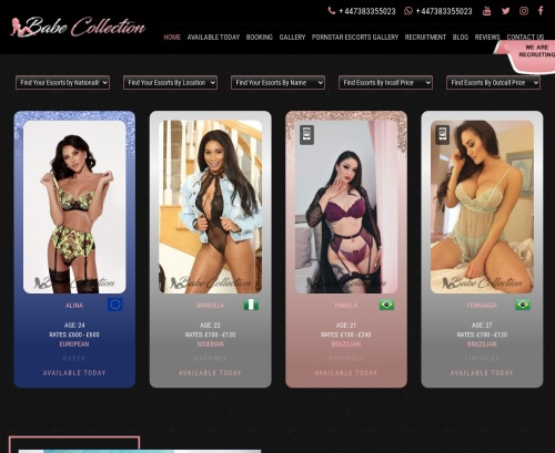 Review screenshot Babecollection.co.uk