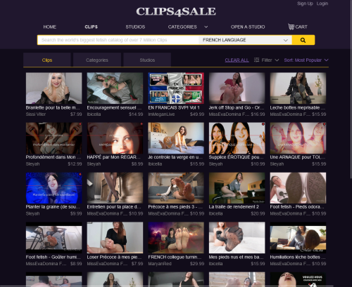 Clips4Sale French
