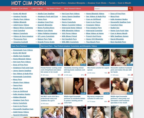 Review screenshot Hotcumporn.com