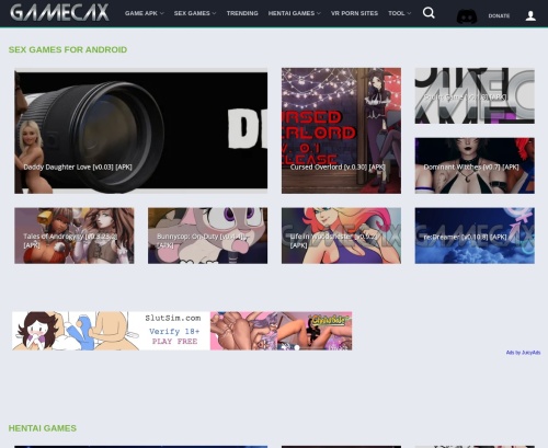 Review screenshot Gamecax.com