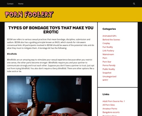 Review screenshot Pornfoolery.com