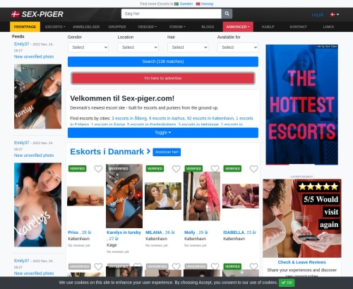 Review screenshot Sex-piger.com