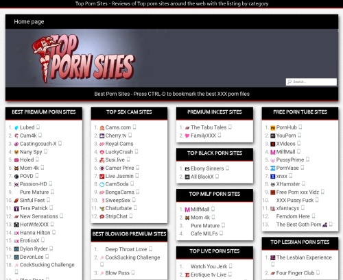 Biggest Porn Site Ever - 12 Best Porn List Sites, TheBestFetishSites.com