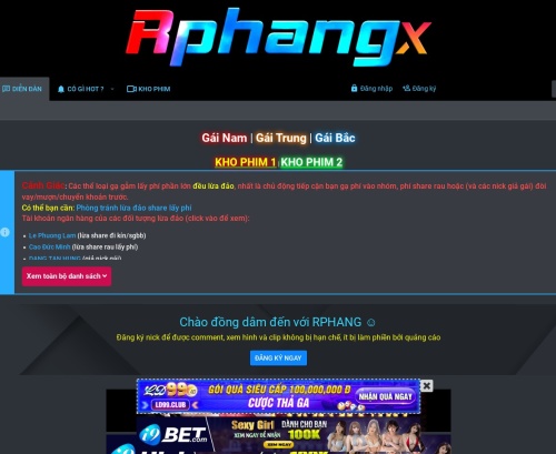 Review screenshot rphangx.tv