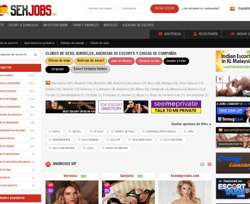 Review screenshot Sexjobs.es