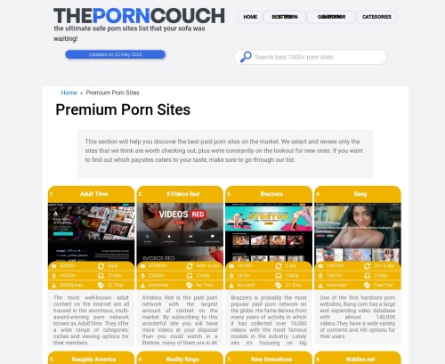 Review screenshot theporncouch.com