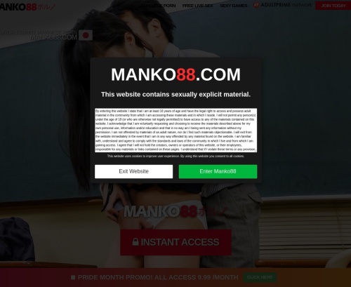 Review screenshot manko88.com