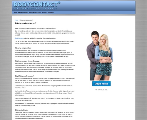 Review screenshot bodycontact.com