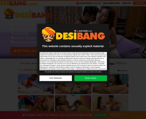 Review screenshot desibang.com