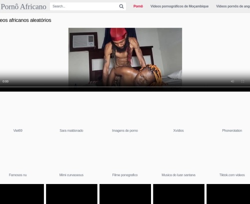 Review screenshot Pornoafricano.net
