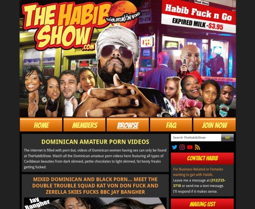 Review screenshot thehabibshow.com