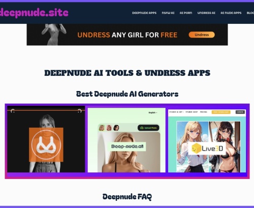 Review screenshot Deepnude.site