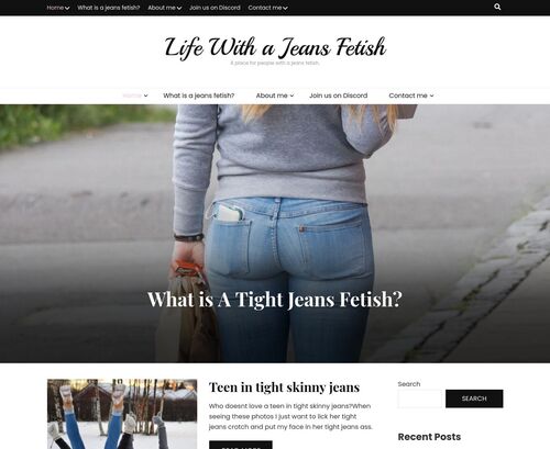 Review screenshot lifewithajeansfetish.com