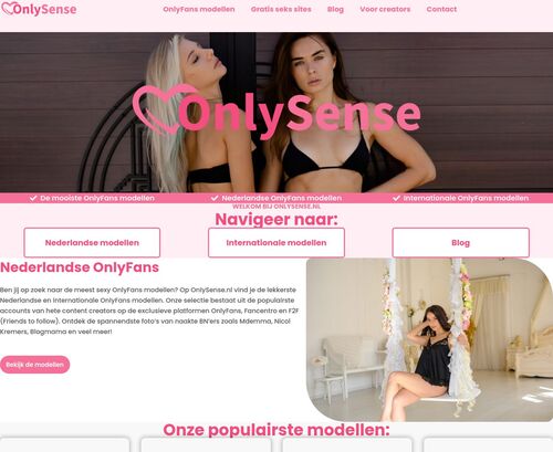 Review screenshot onlysense.nl