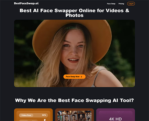 Review screenshot Bestfaceswap.ai