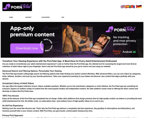 Review screenshot porntotal.com