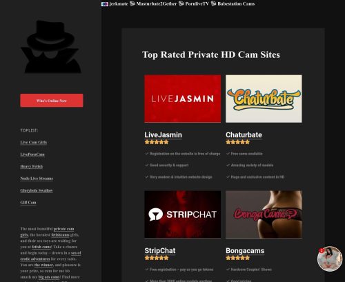 Review screenshot Privatehdcams.net