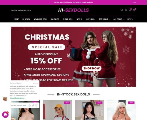 Review screenshot Hisexdolls.com