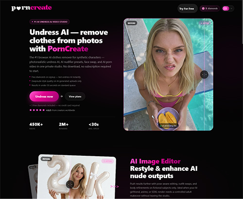 Screenshot from Porncreate.app for review purposes Review screenshot Porncreate.app