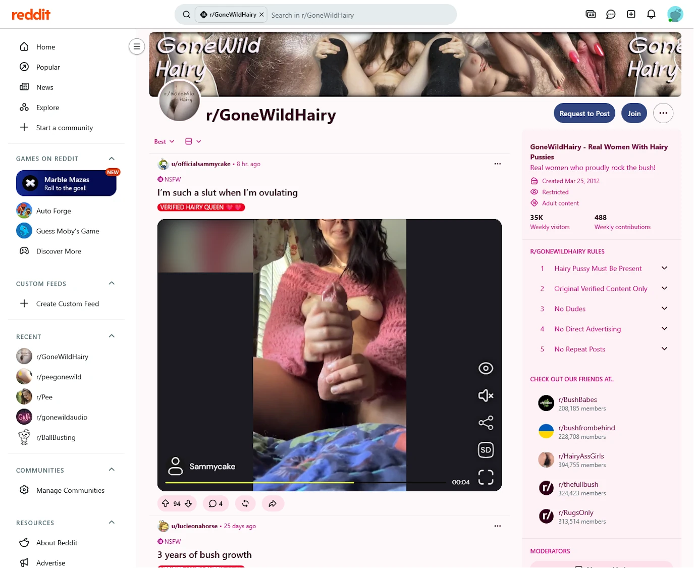 Reddit GoneWildHairy