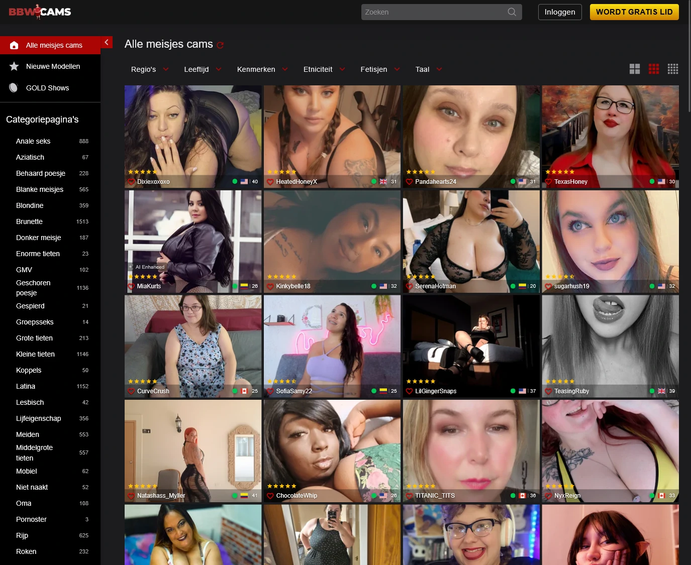 BBW Cams