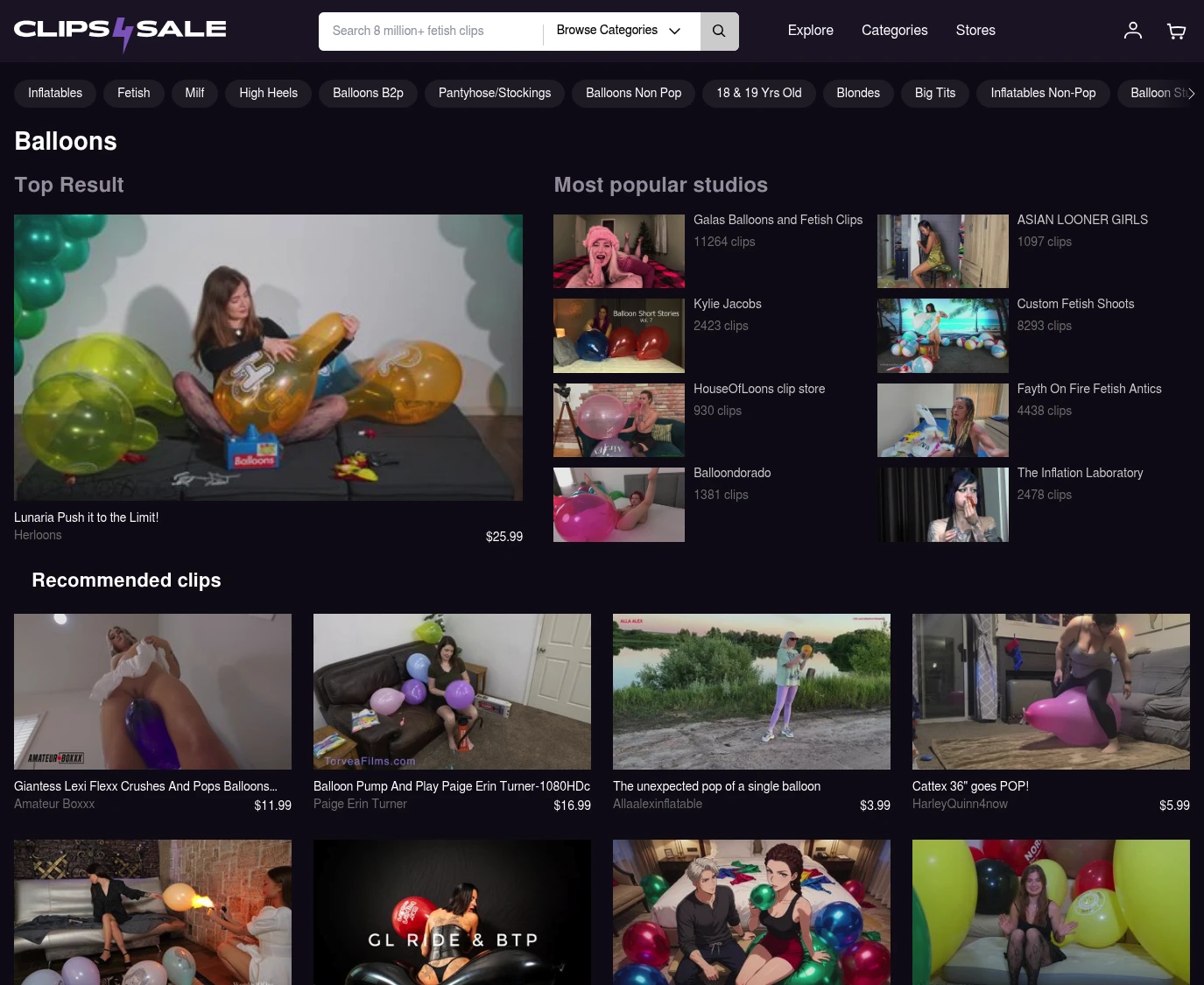 Clips4Sale Balloon