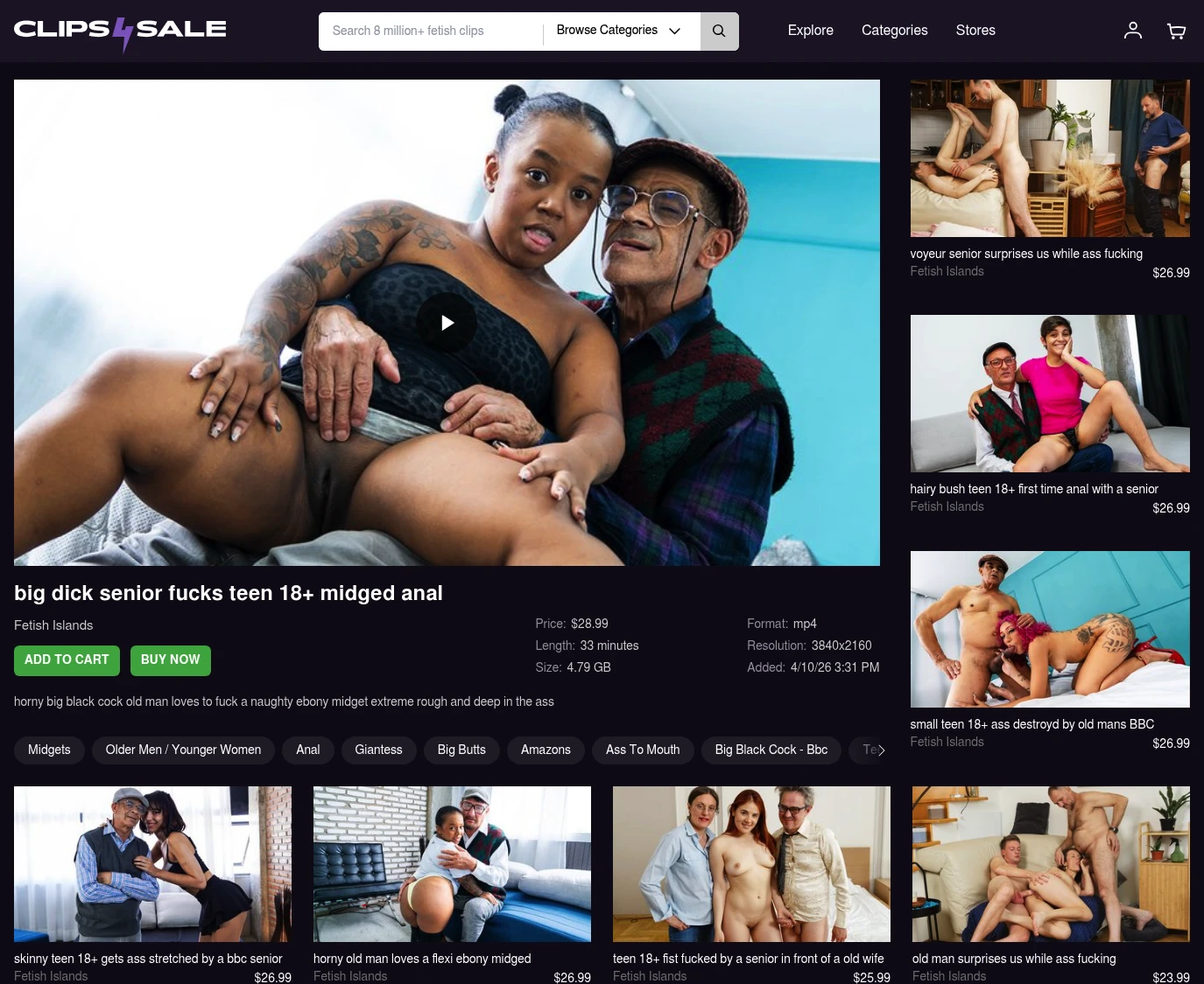 Clips4Sale Midget