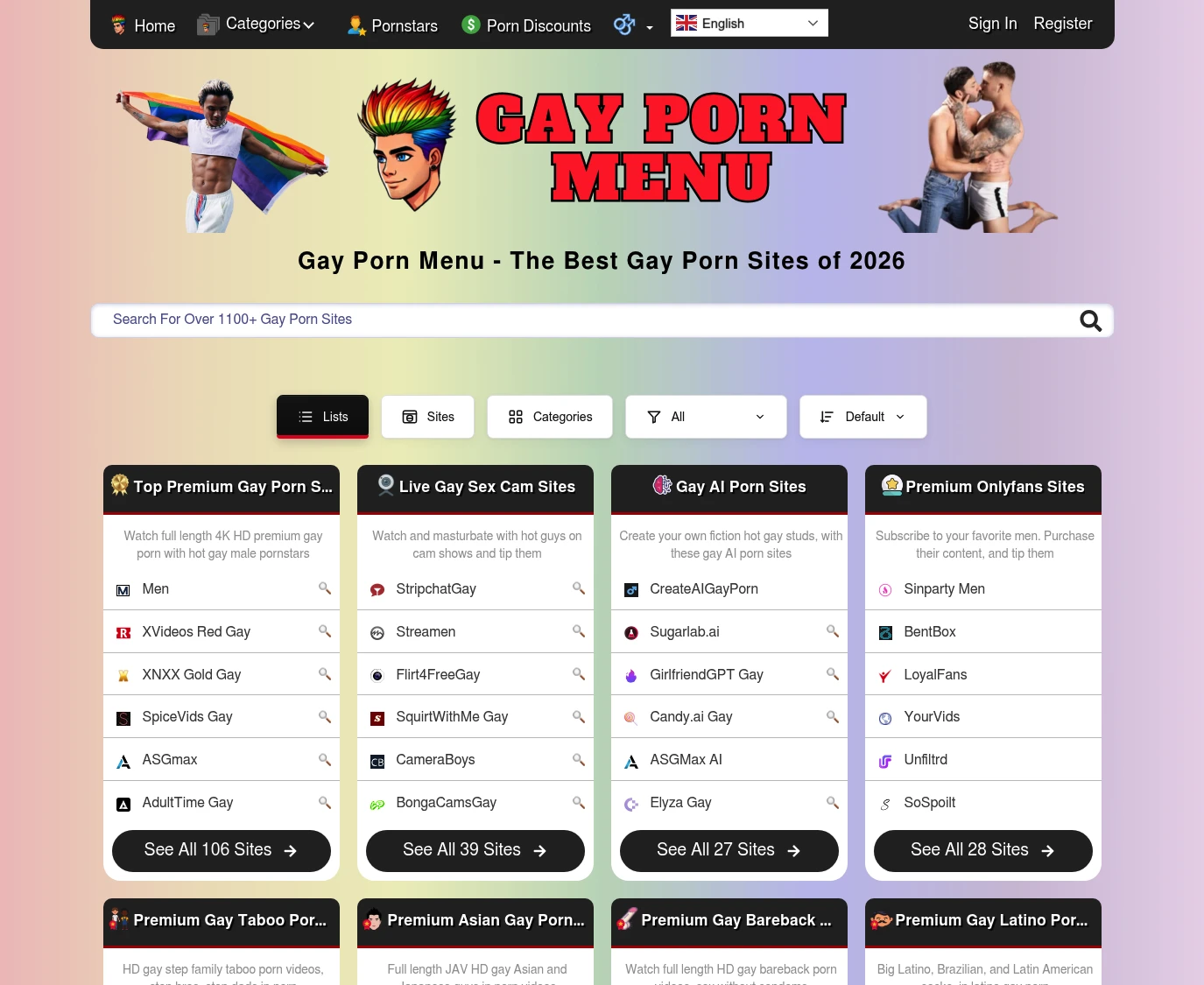 GayPornMenu