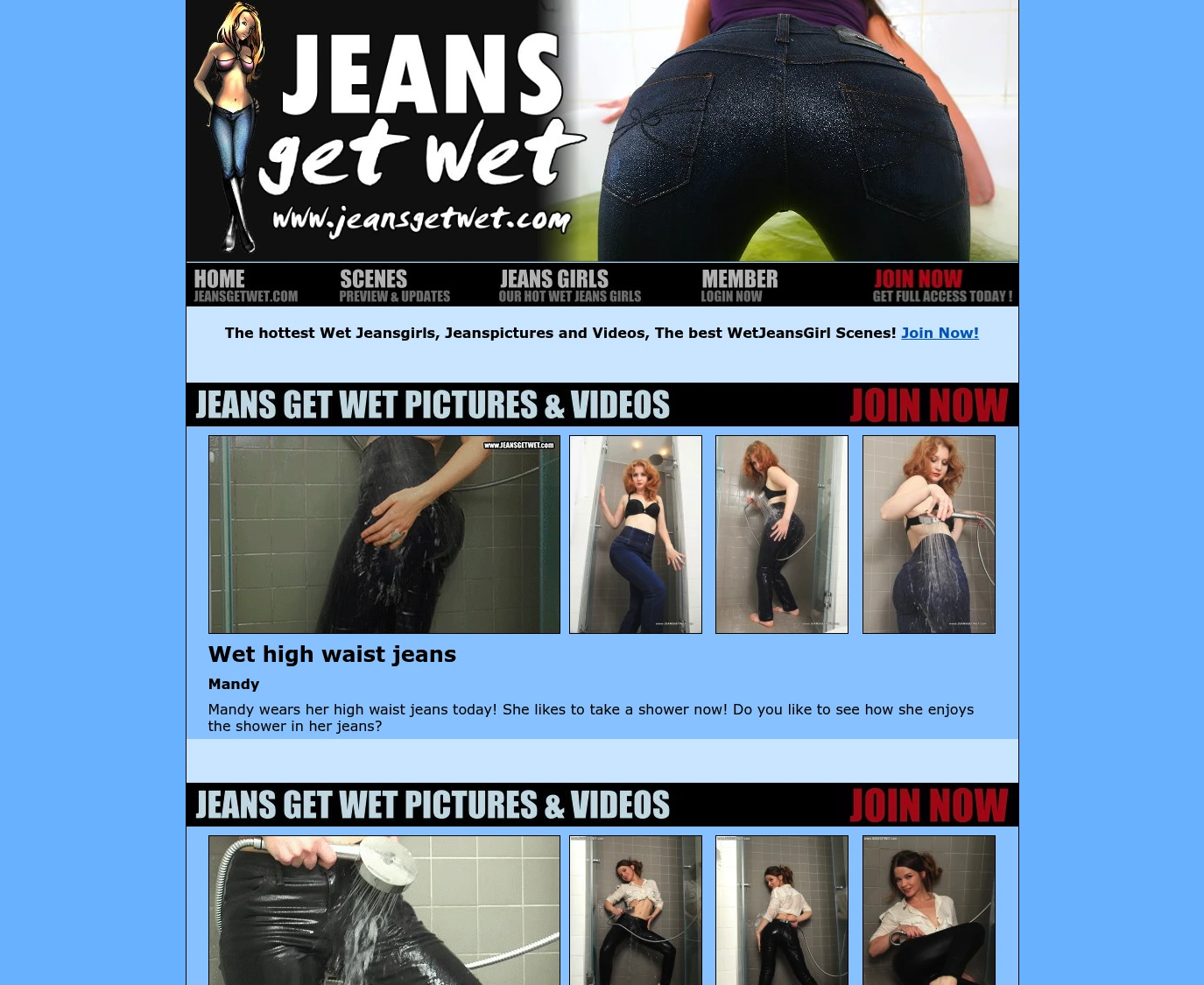 Jeans Get Wet