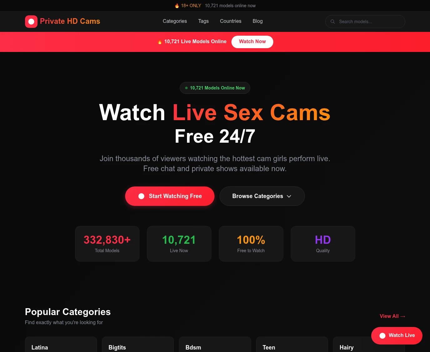 Review screenshot Privatehdcams.net
