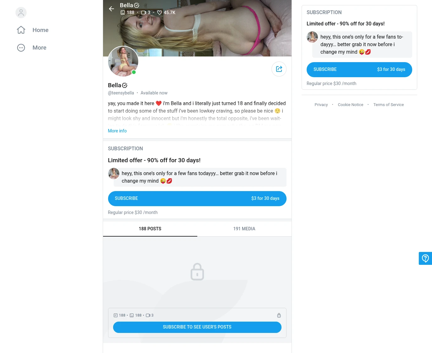 Teensybella OnlyFans