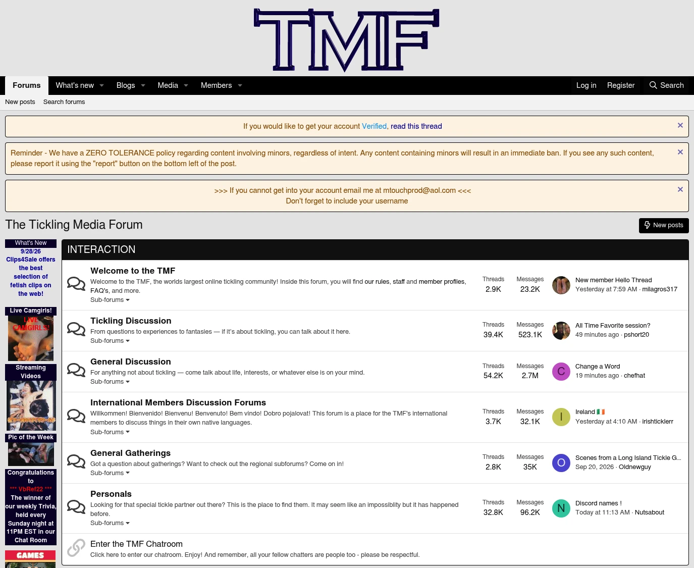 Tickling Media Forum