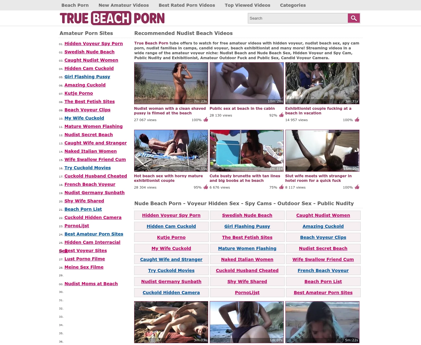 True Beach Porn