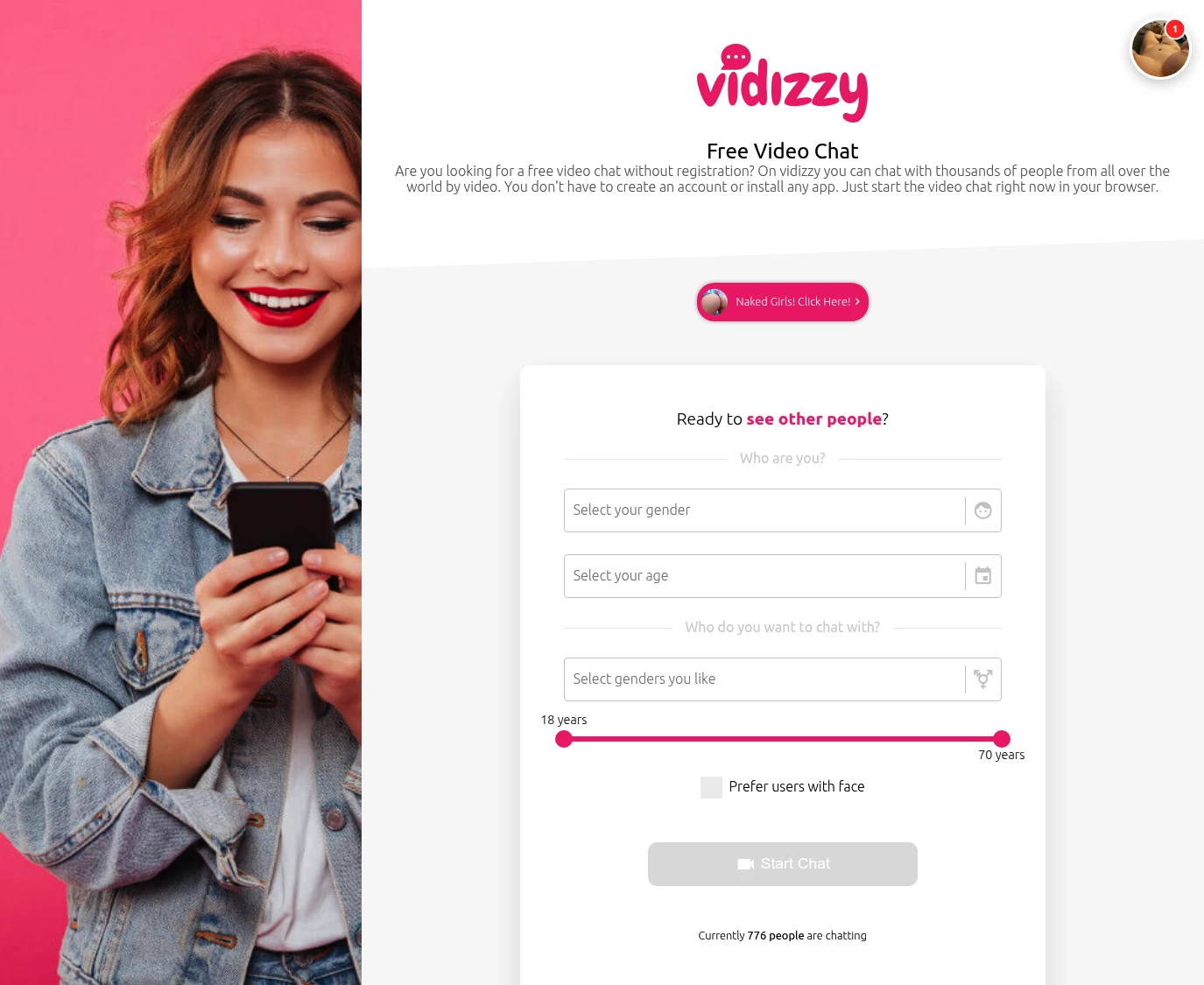 Review screenshot vidizzy.com