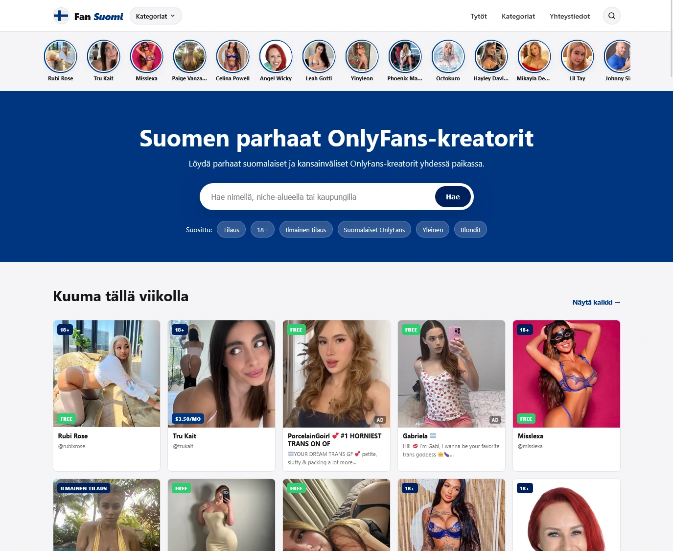 OnlyFans Suomi
