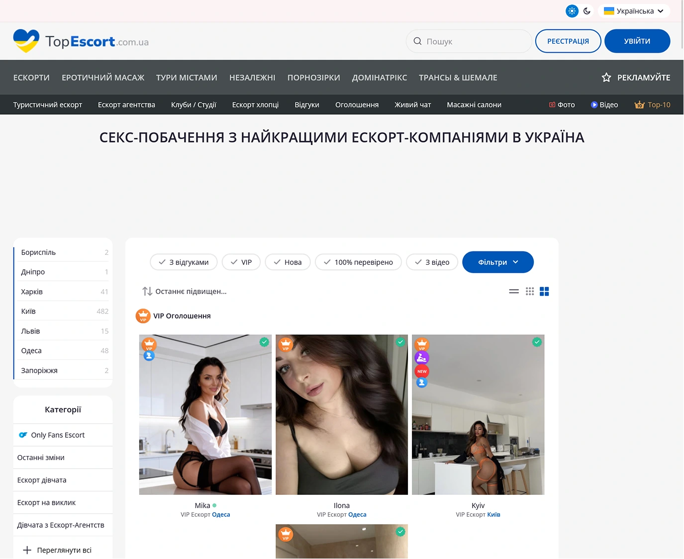 Topescort.com.ua